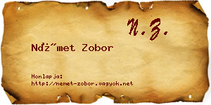 Német Zobor névjegykártya